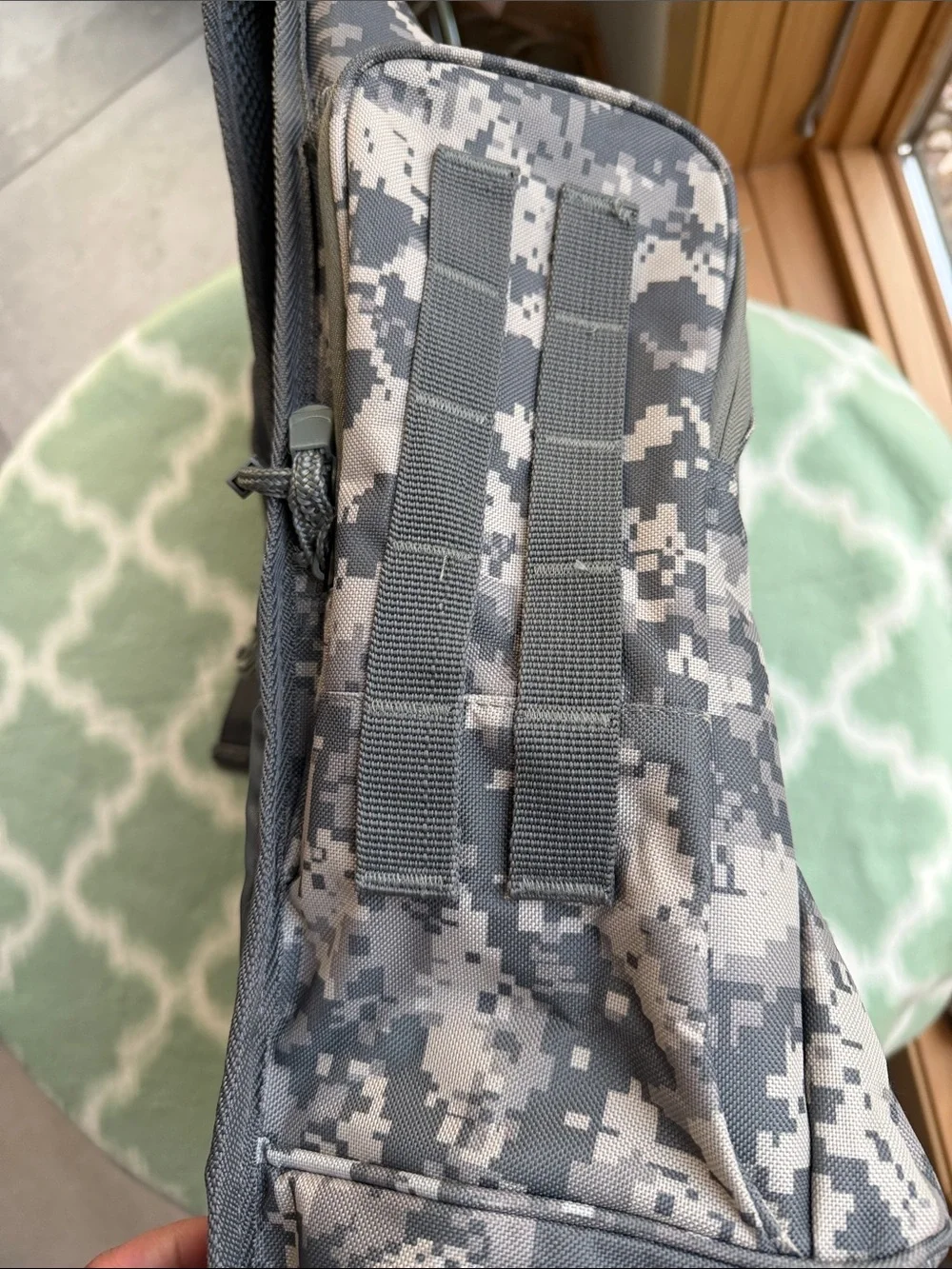 New Digital Camo Tactical Backpack - Gray, National Guard Emblem